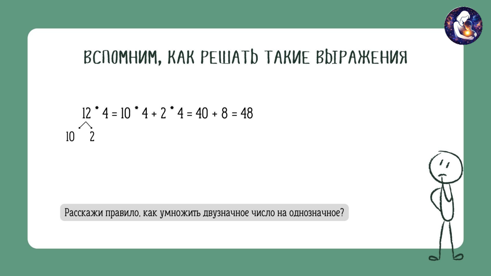 Математика. 3 класс.
Тема: Умножение и деление двузначного числа на однозначное число — слайд 10